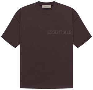 Koszulka Bawełniana Essentials Śliwka