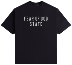 Czarna Koszulka Boxy Fit Fear of God