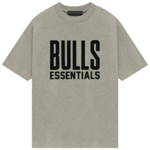 Szara Koszulka Bulls Fear of God Print