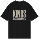 Czarna Koszulka Fear of God Kings Logo