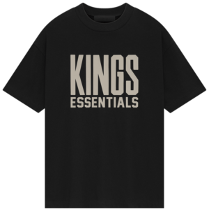 Czarna Koszulka Fear of God Kings Logo