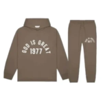 Brązowe Dresy 1977 Boxy Fit FoG
