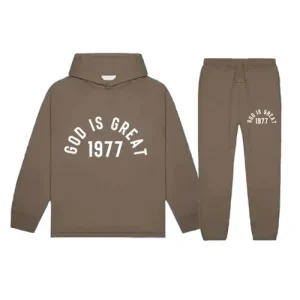 Brązowe Dresy 1977 Boxy Fit FoG
