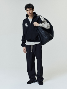 Essentials White Sox Raglan Half Zip Hoodie