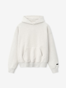 Essentials Signature FW26 Ash white Hoodie