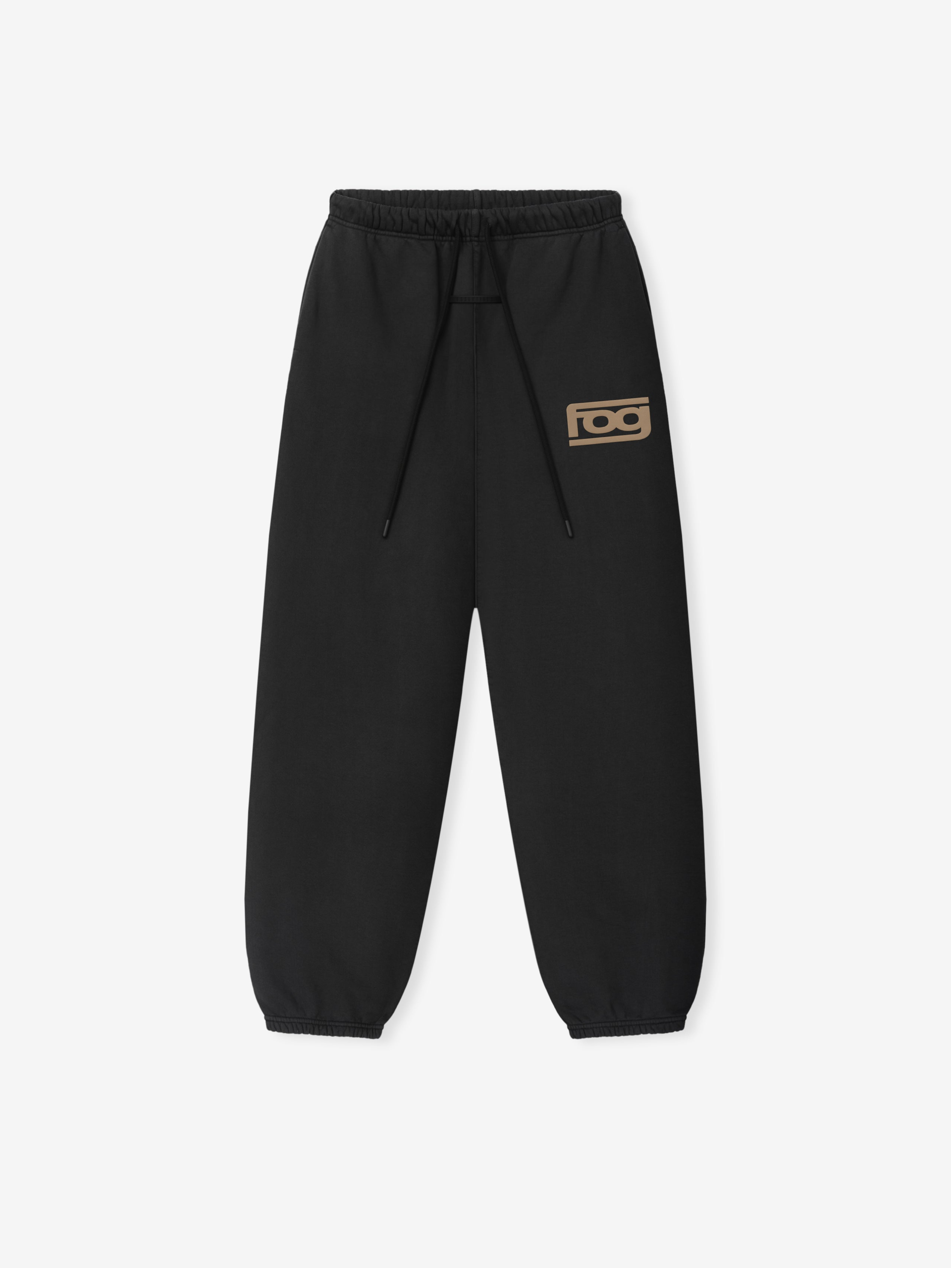 Classic Slouchy Washed Vintage Black Sweatpant
