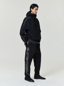 Essentials Active Trace Modern Fleece Black Hoodie