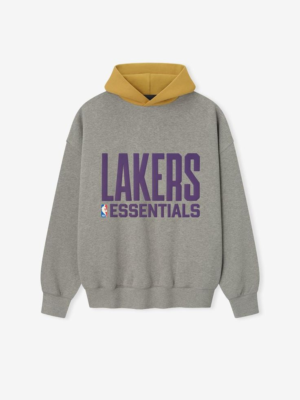 Szara Bluza Boxy Fit Lakers