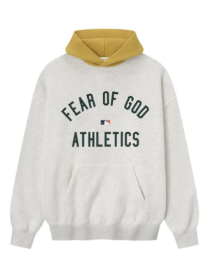 Jasnoszara Bluza Essentials MLB Athletics
