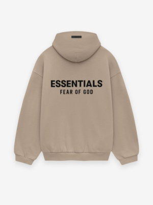 Taupe Essentials Fleece Hoodie