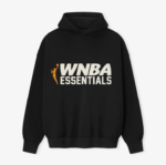 Czarna Bluza Boxy Fit WNBA