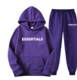 Fioletowe Dresy Boxy Fit FoG